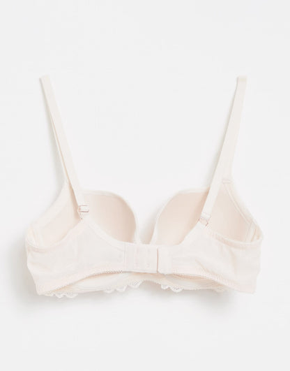 Figleaves flexi wire bra in latte