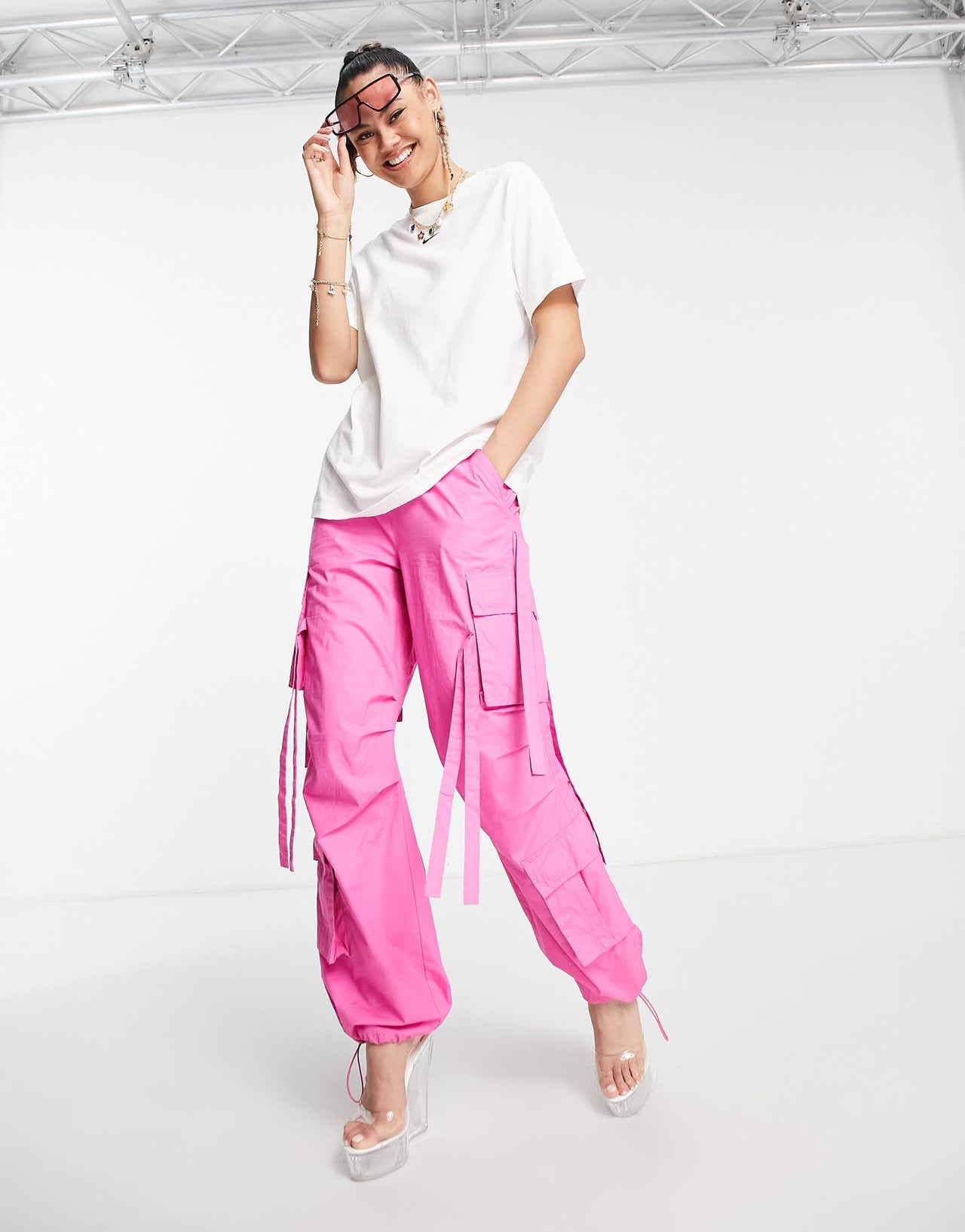 Nike essentials boyfriend t-shirt in white