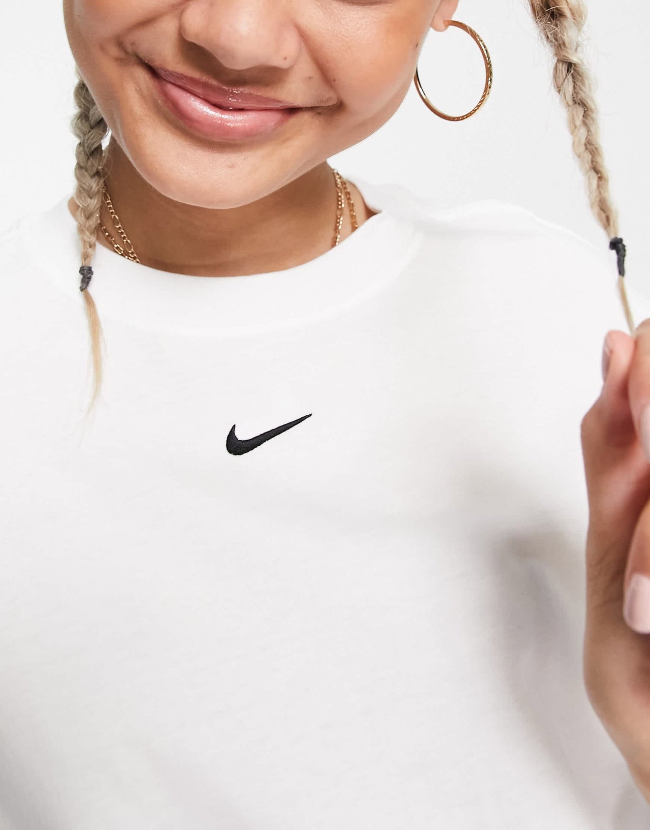 Nike essentials boyfriend t-shirt in white