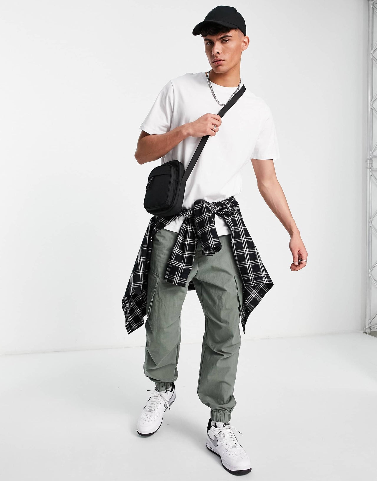 Pull&Bear basic t-shirt in white