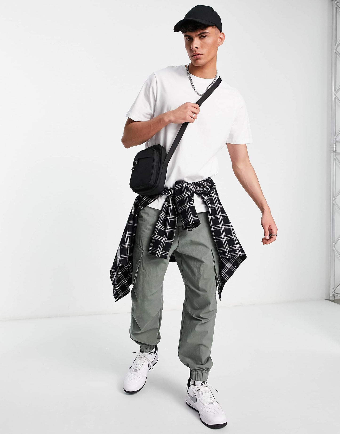 Pull&Bear basic t-shirt in white