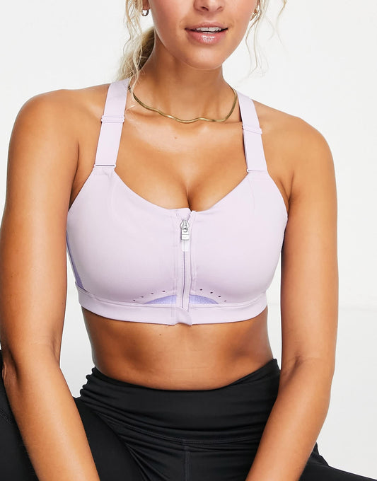 Nike Training Alpha Dri-FIT high support sports bra in lilac