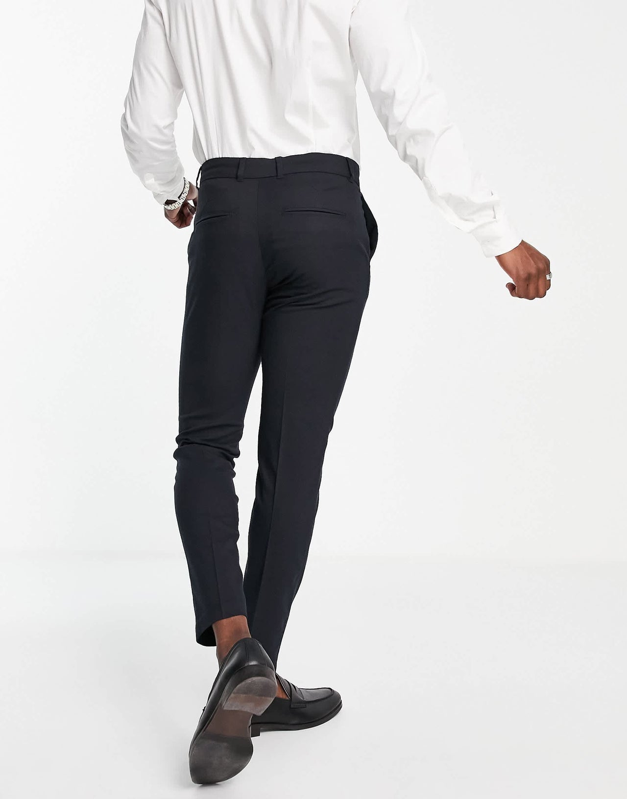 New Look skinny suit trouser in navy