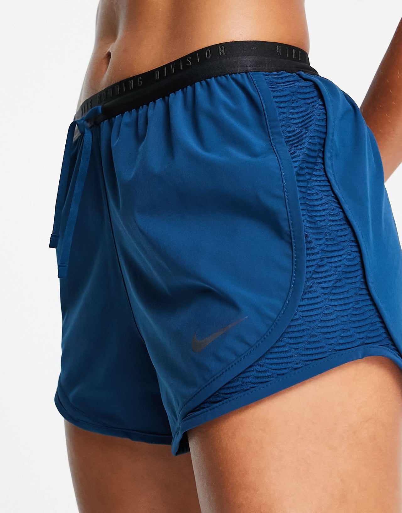 Nike Running Run Division Tempo Luxe Dri-FIT shorts in teal blue