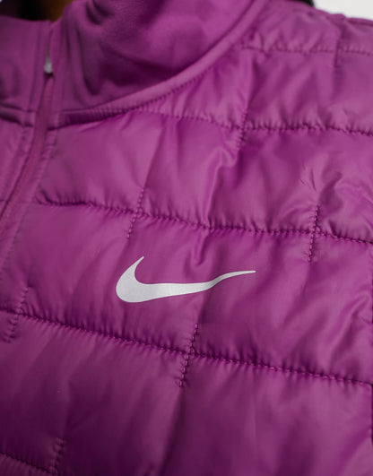 Nike Running Plus Therma-FIT synthetic fill gilet in purple