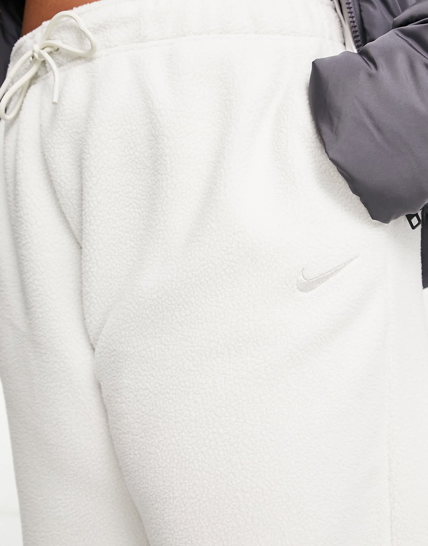 Nike Plus plush joggers in light bone