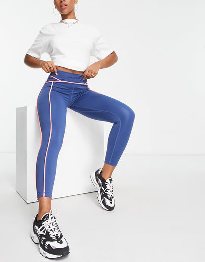 Nike Pro Training Membership Dri-FIT midrise 7/8 leggings in blue