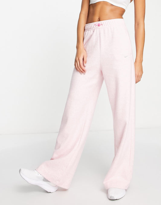 Nike Training Therma-FIT cozy wide joggerss in pink