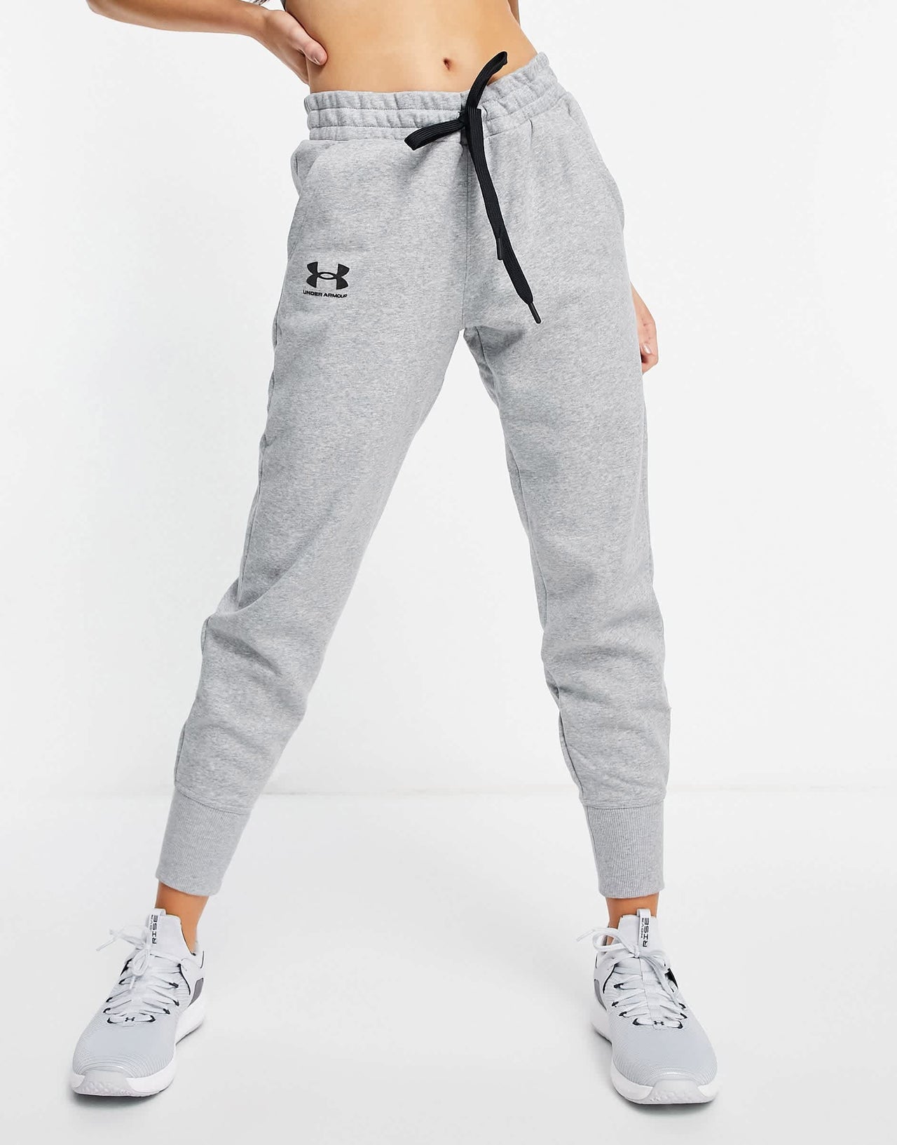 Under Armour Rival fleece joggers in gray