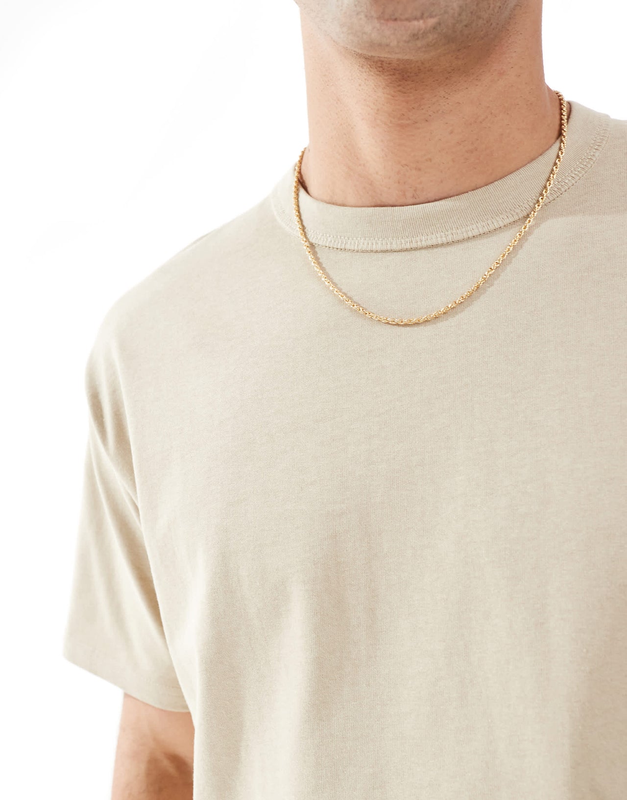 Pull&Bear oversized t-shirt in beige