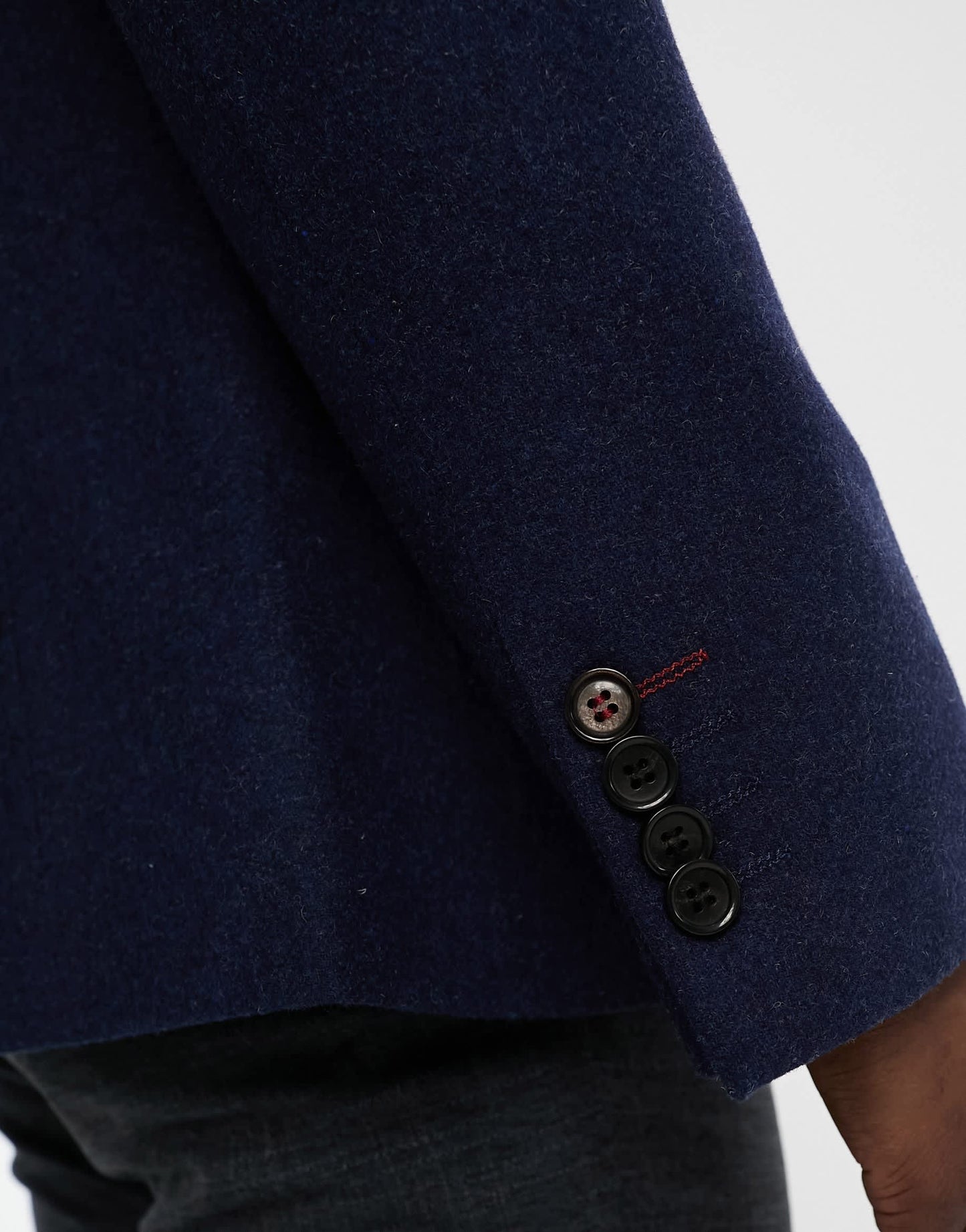 Harry Brown Wedding wool mix slim fit suit jacket in navy