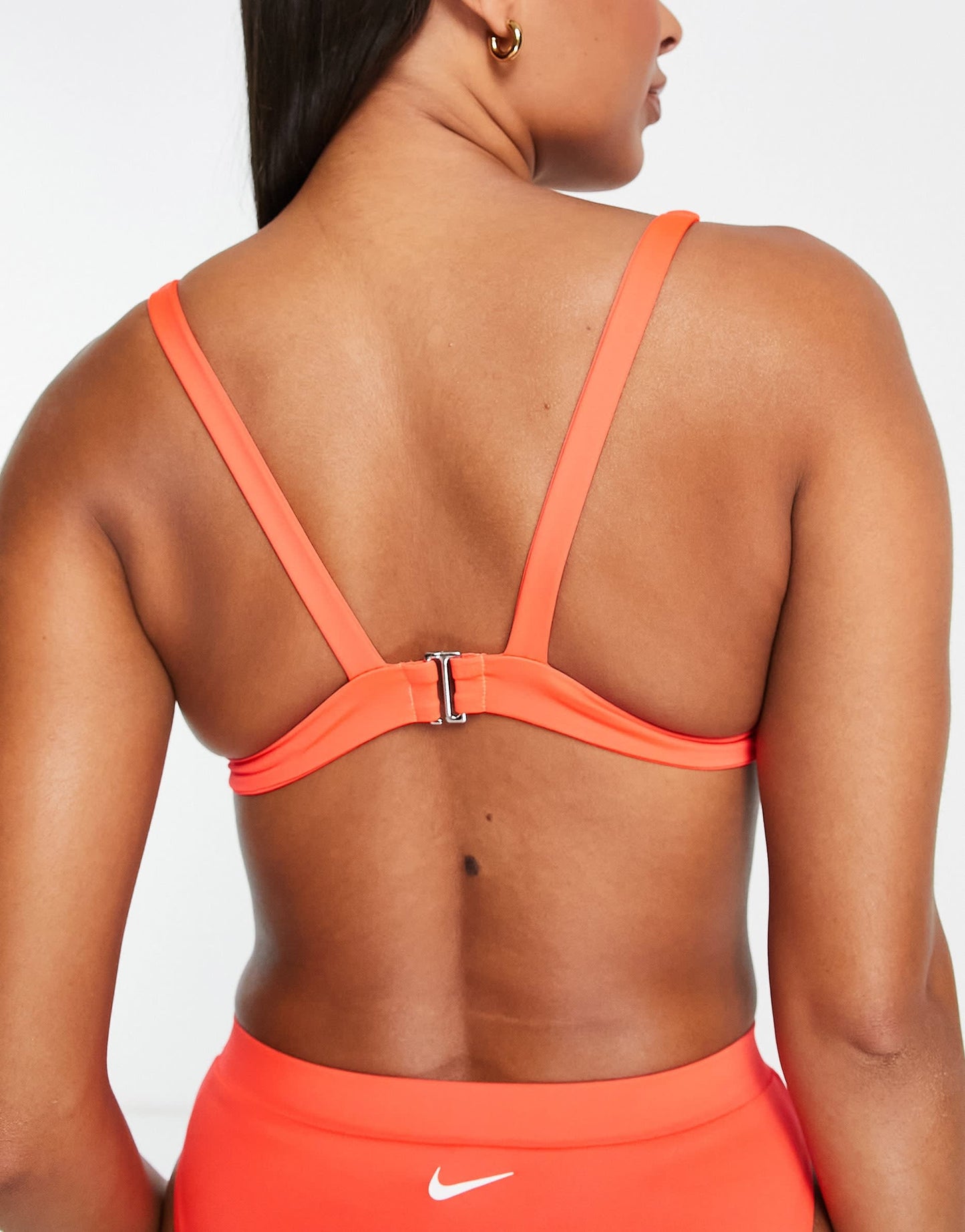 Nike Essentials bikini top in red