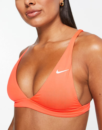 Nike Essentials bikini top in red