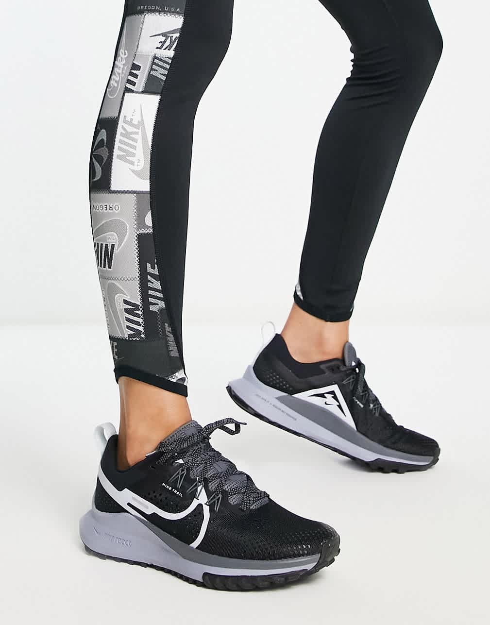 Nike React Pegasus Trail 4 trainers in black