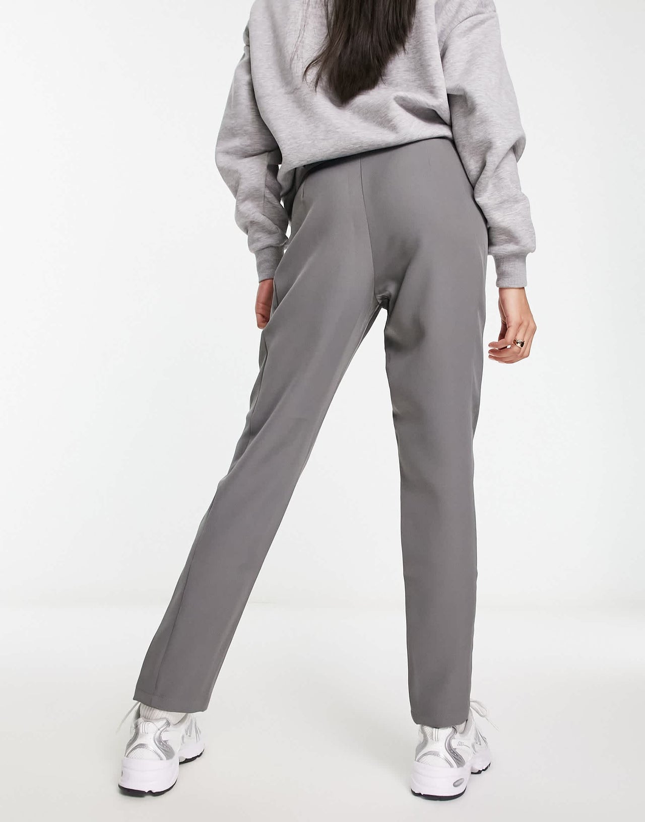 Unique21 high waisted trousers co-ord in grey