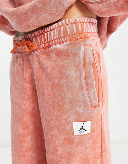 Jordan Flight fleece joggers in washed rust