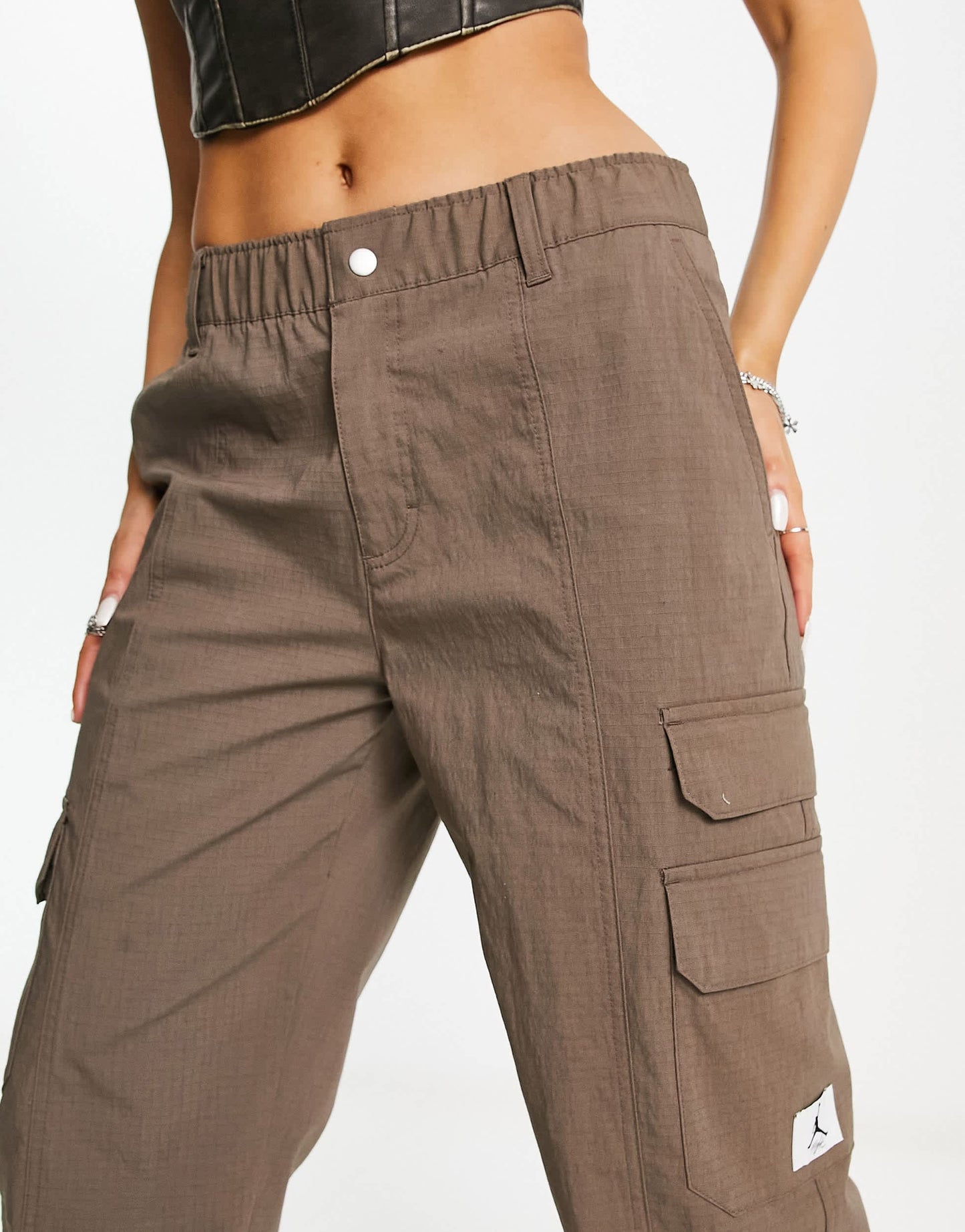 Jordan Flight cargo trousers in stone