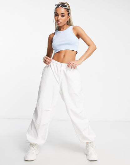 Jordan Flight cropped tank in blue