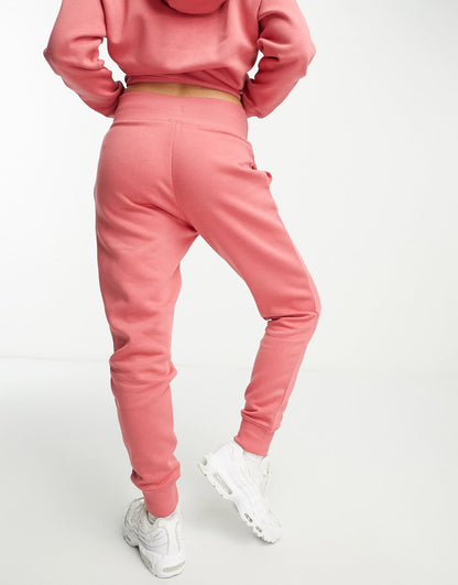 Nike Midi Swoosh joggers in adobe pink