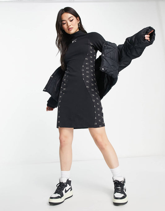 Nike Air bodycon dress in black