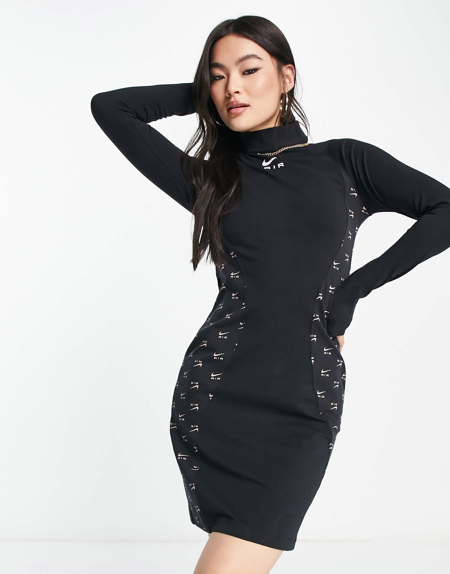 Nike Air bodycon dress in black