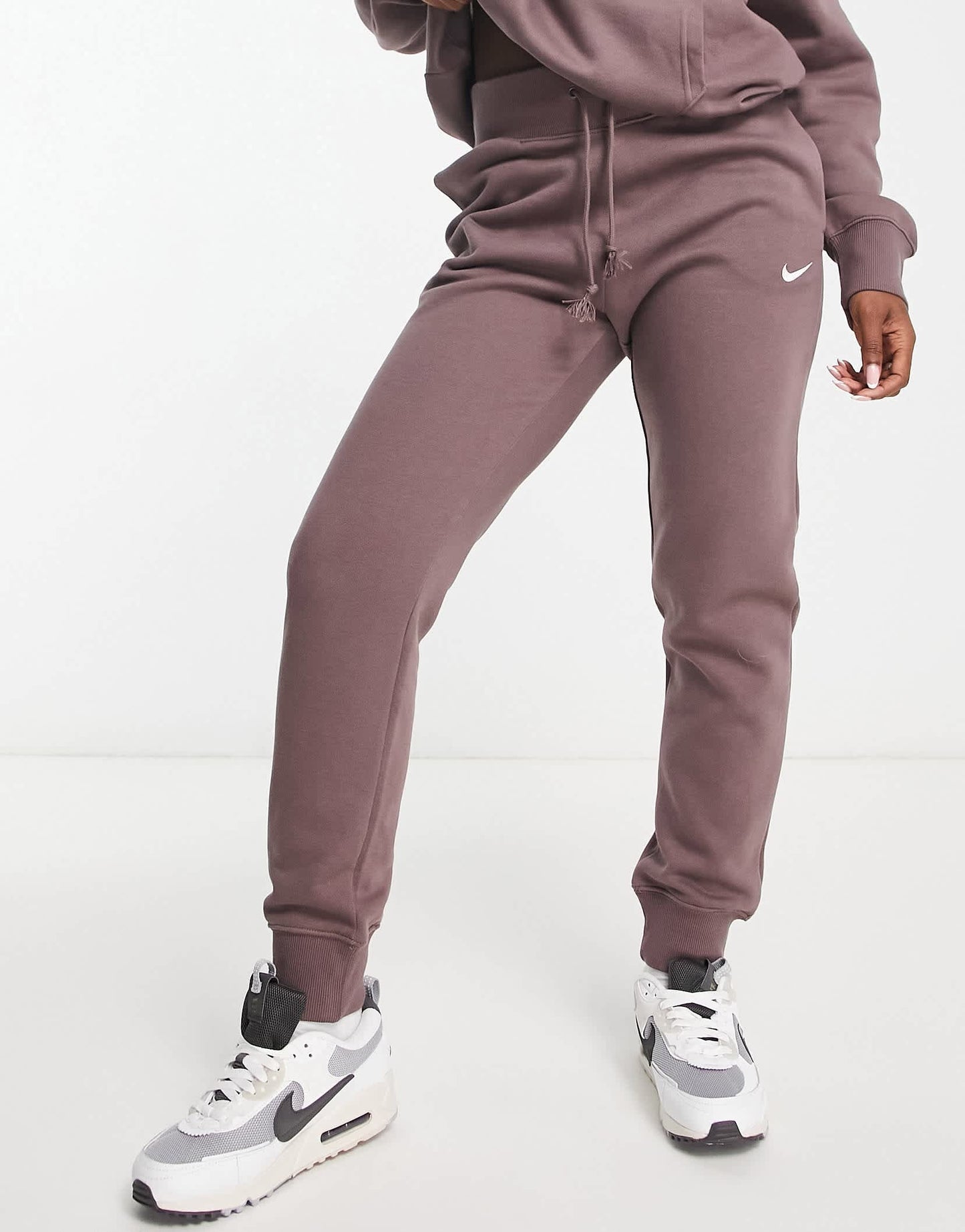 Nike Midi Swoosh joggers in plum