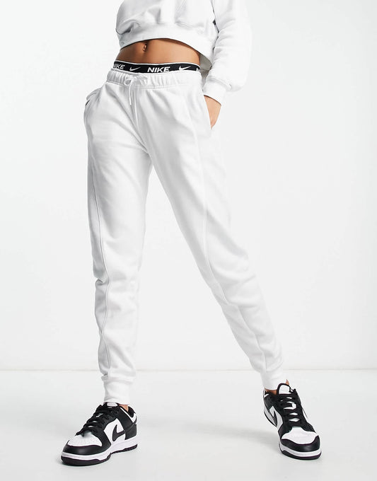 Nike Air fleece joggers in white