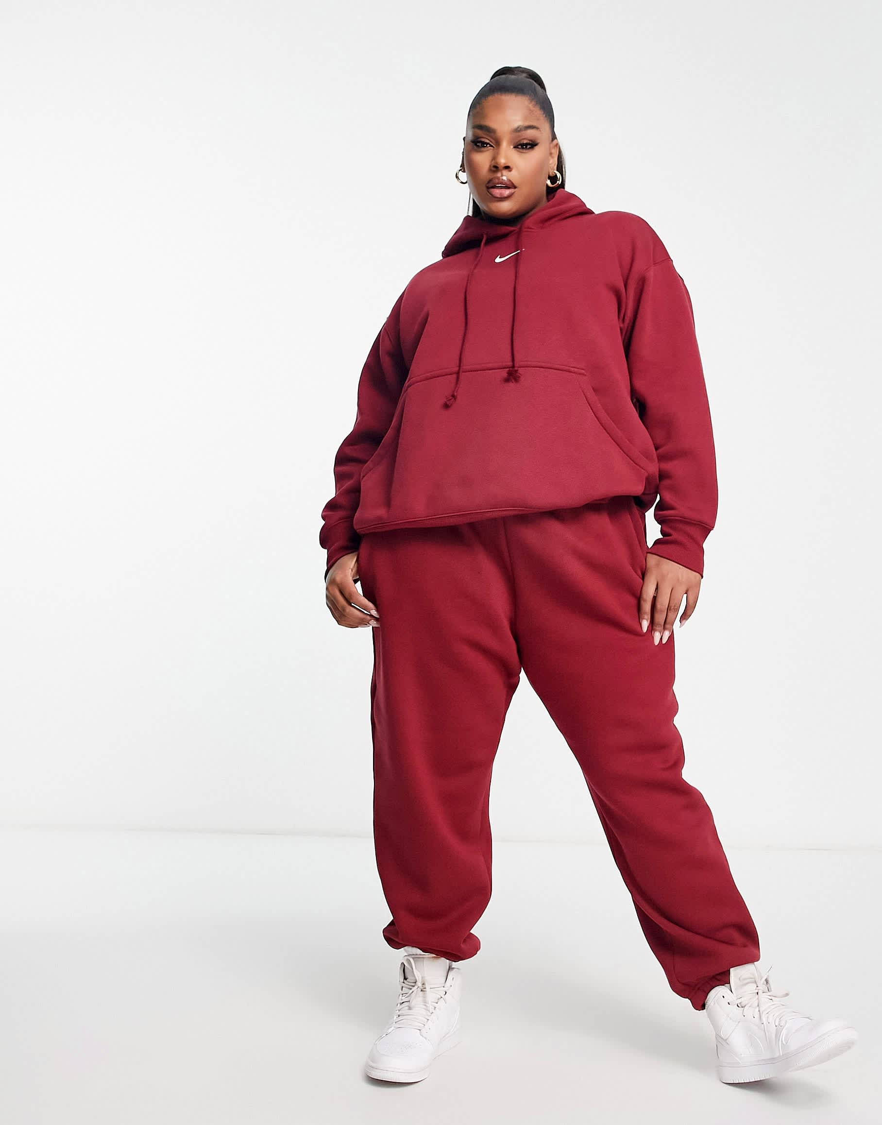 Nike Plus Phoenix joggers in team red