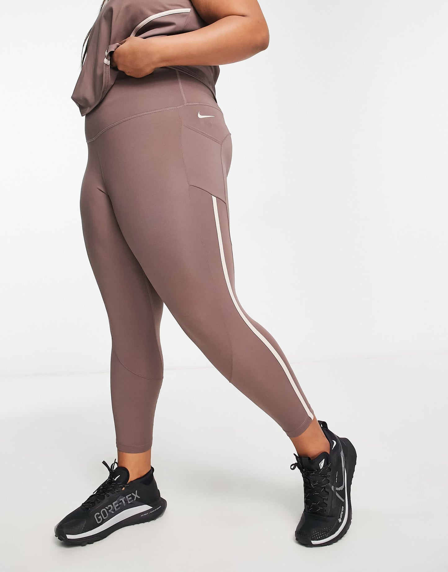 Nike Running Plus Air 7/8 leggings in plum