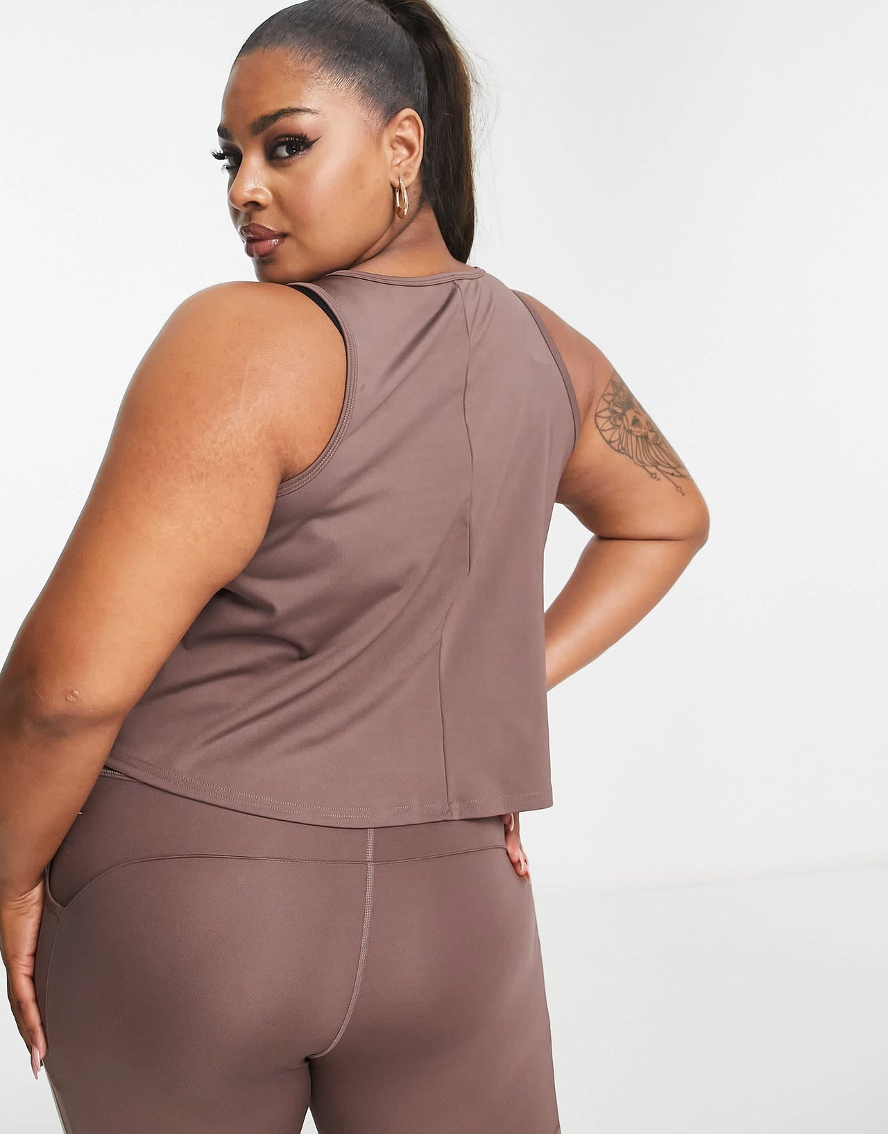 Nike Running Plus Air tank in plum