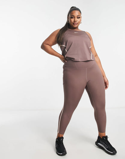 Nike Running Plus Air tank in plum