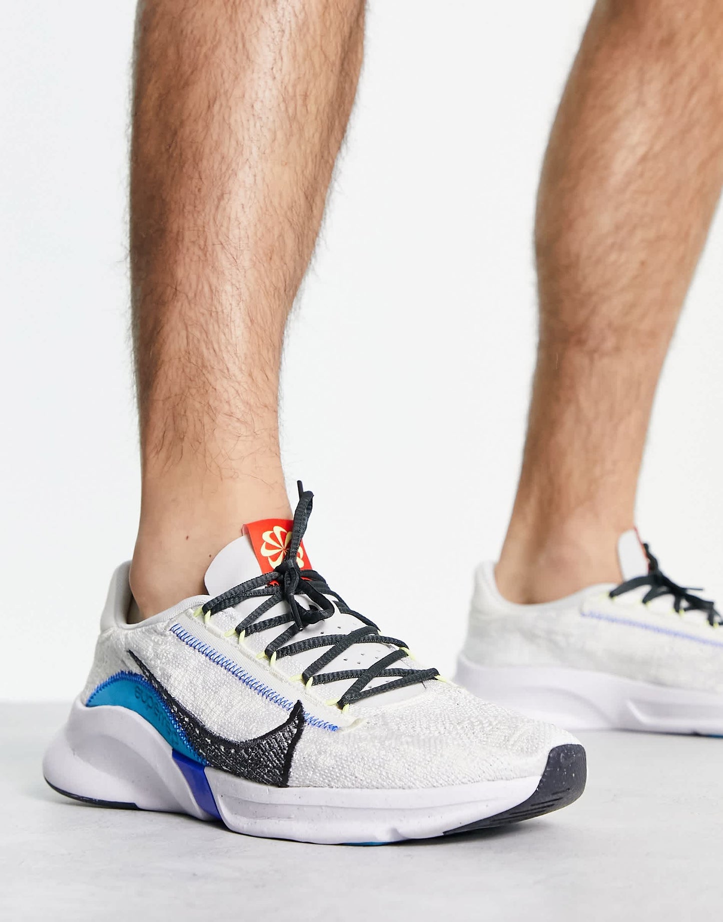 Nike SuperRep Go 3 Next Flyknit trainers in white - WHITE