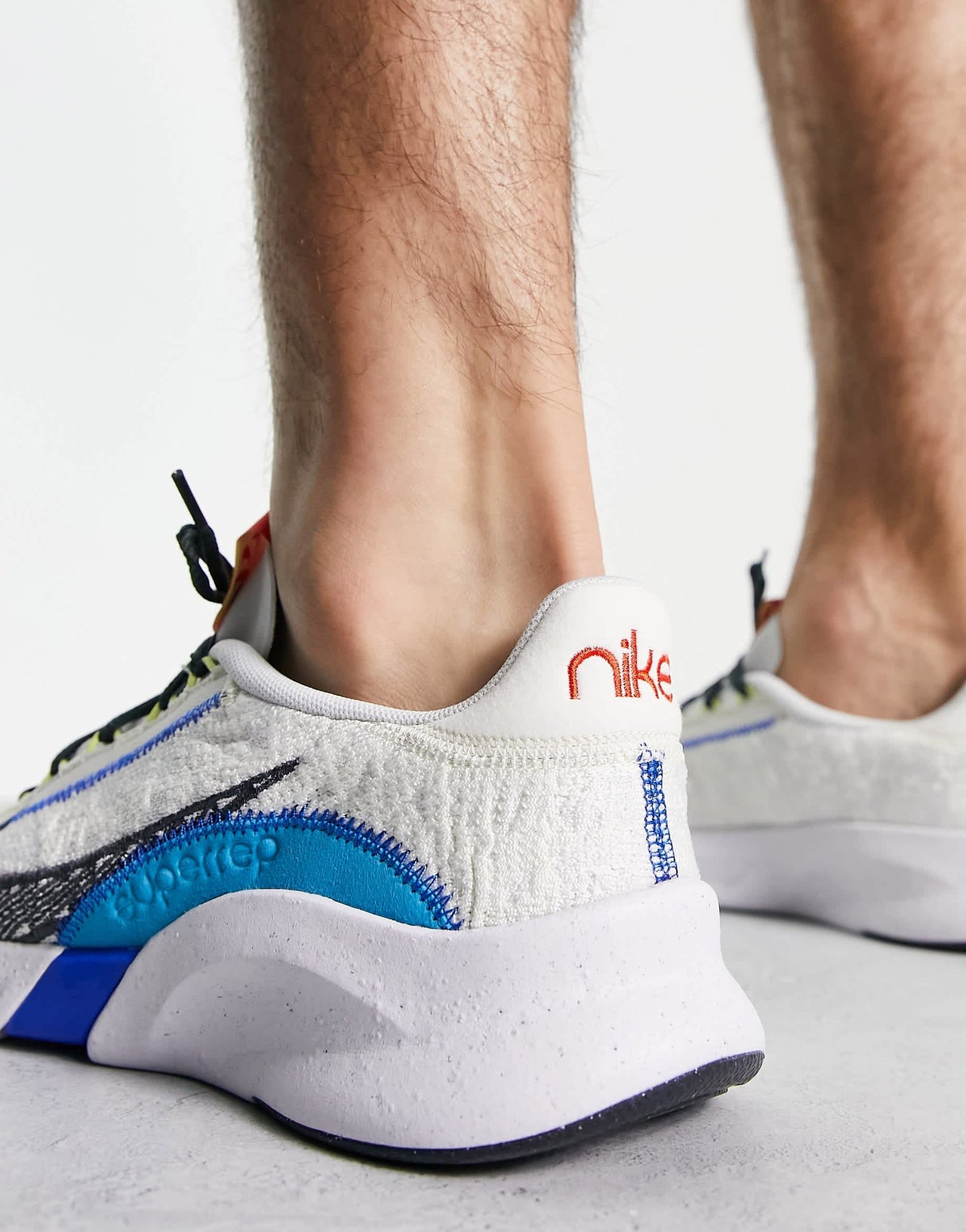 Nike SuperRep Go 3 Next Flyknit trainers in white - WHITE