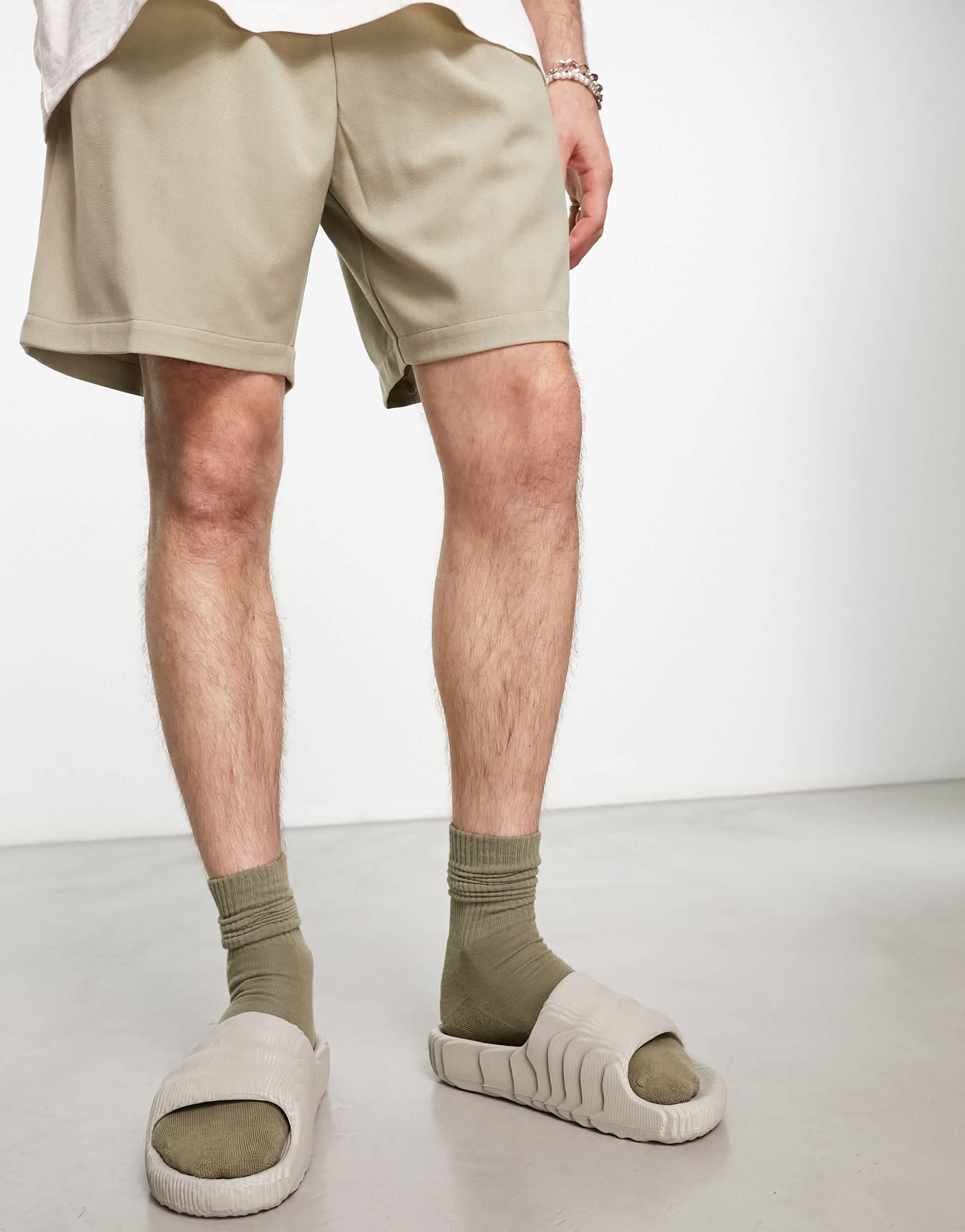 adidas Originals Adillette 22 sliders in oatmeal