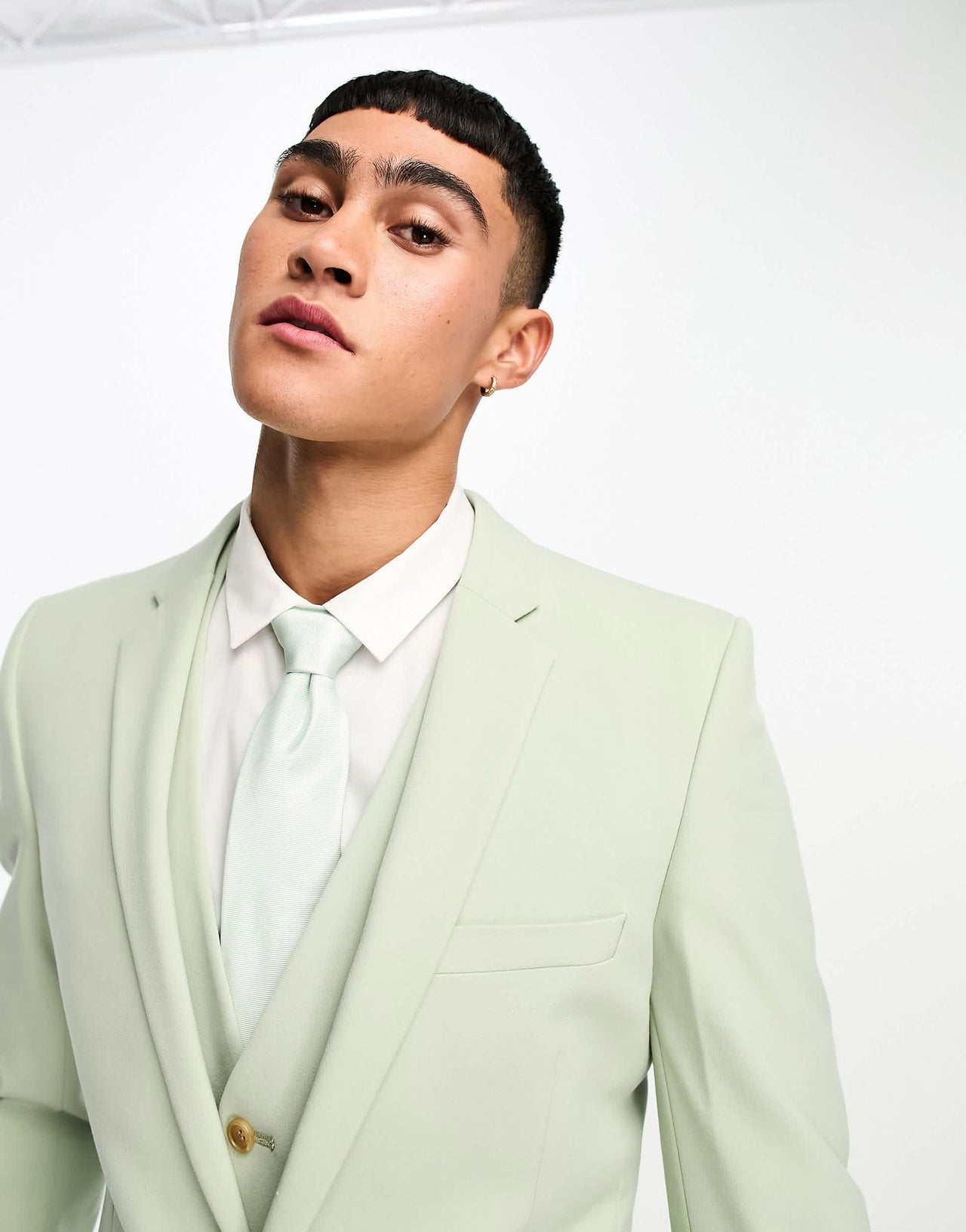 ASOS DESIGN super skinny suit jacket in sage