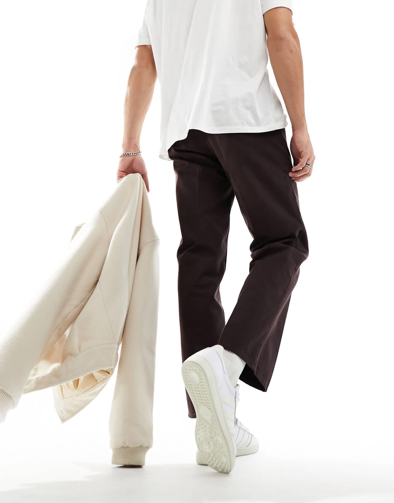 Weekday Joel relaxed chinos in brown