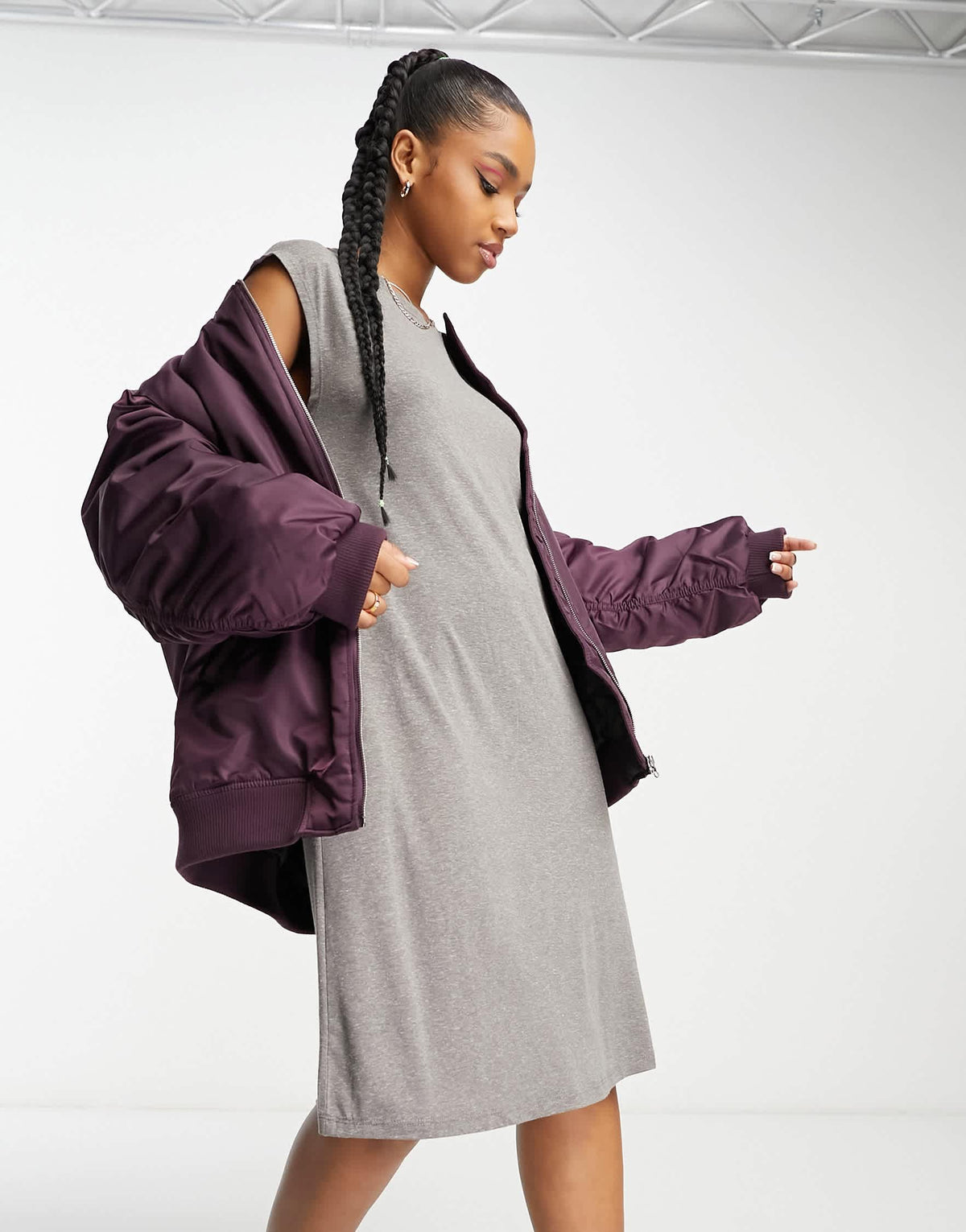 Fire & Glory cap sleeve midi dress in charcoal grey – ASOS Sample Sale