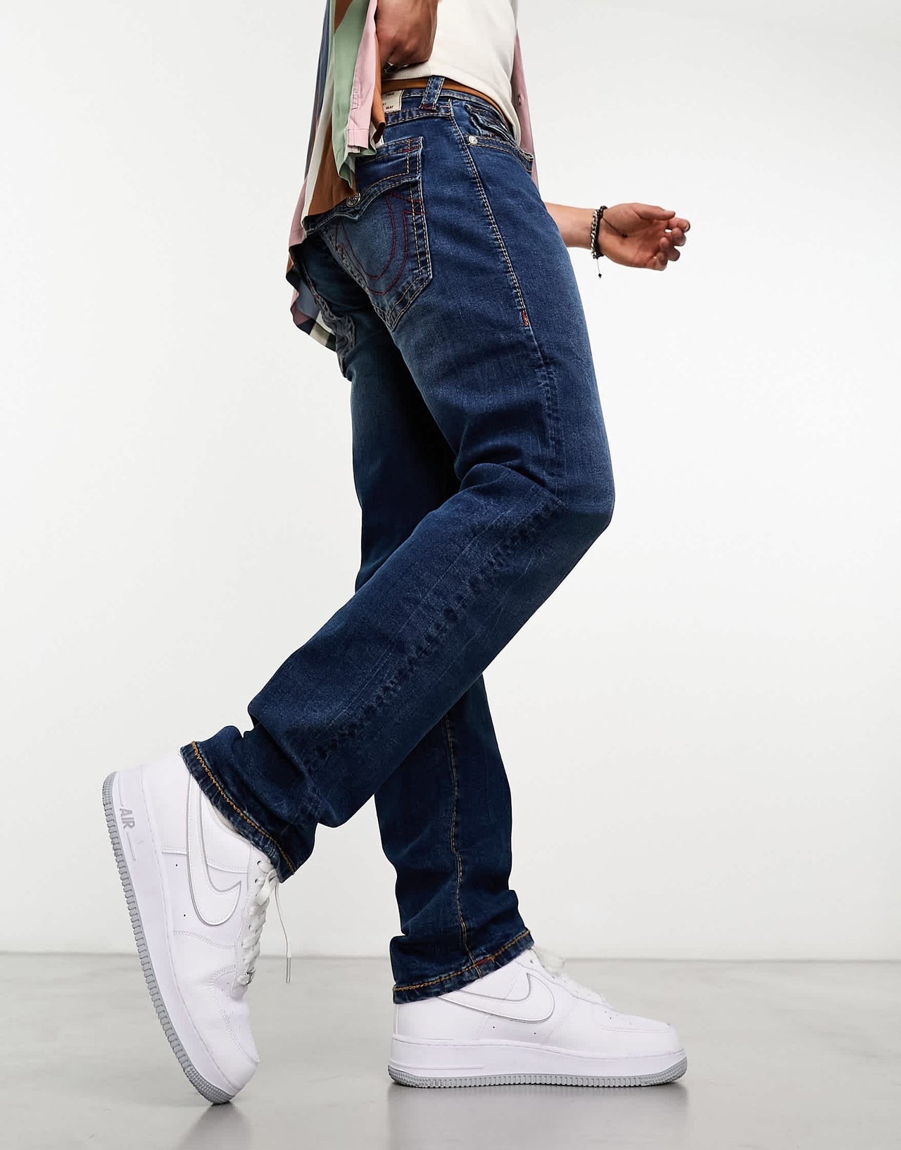 True Religion slim jeans in grey dusk