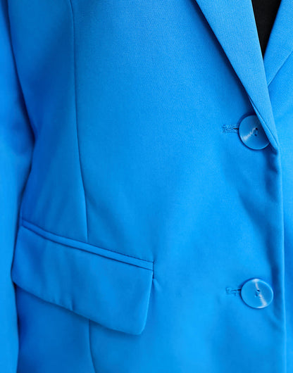 Only Tall oversized blazer co-ord in bright blue