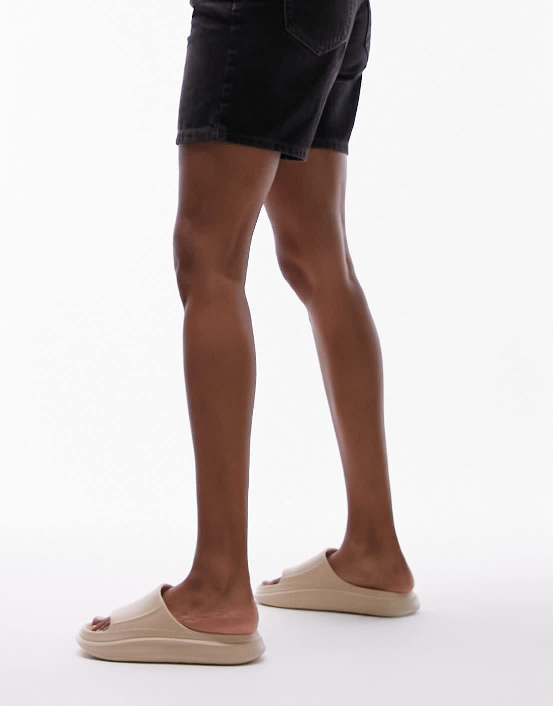 Topshop Pearl slider in taupe