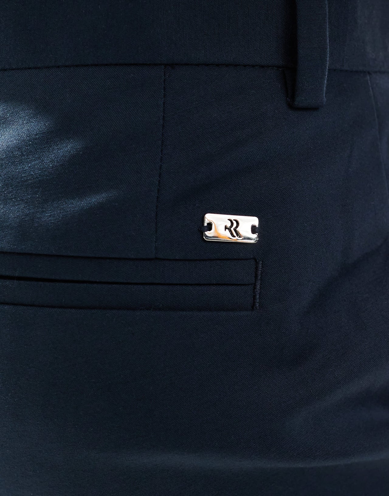 River Island smart chinos in navy