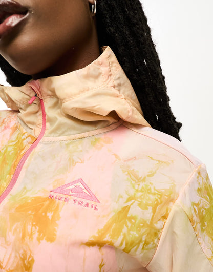 Nike Running Trail Repel jacket in pink