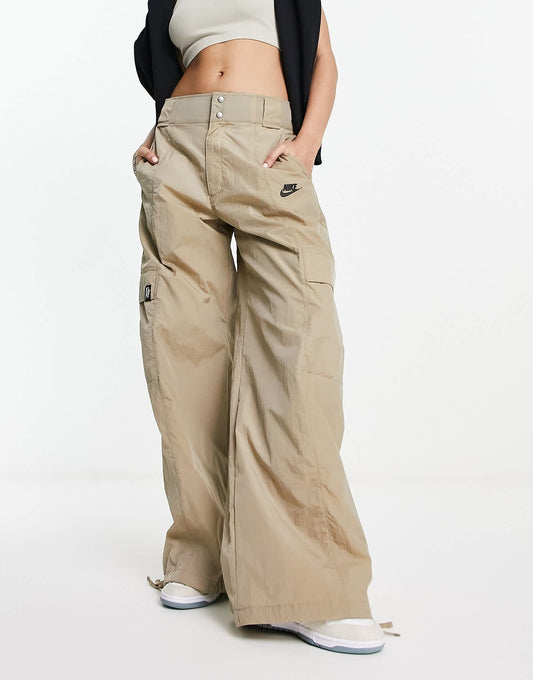 Nike Dance woven multi pocket cargo trousers in khaki