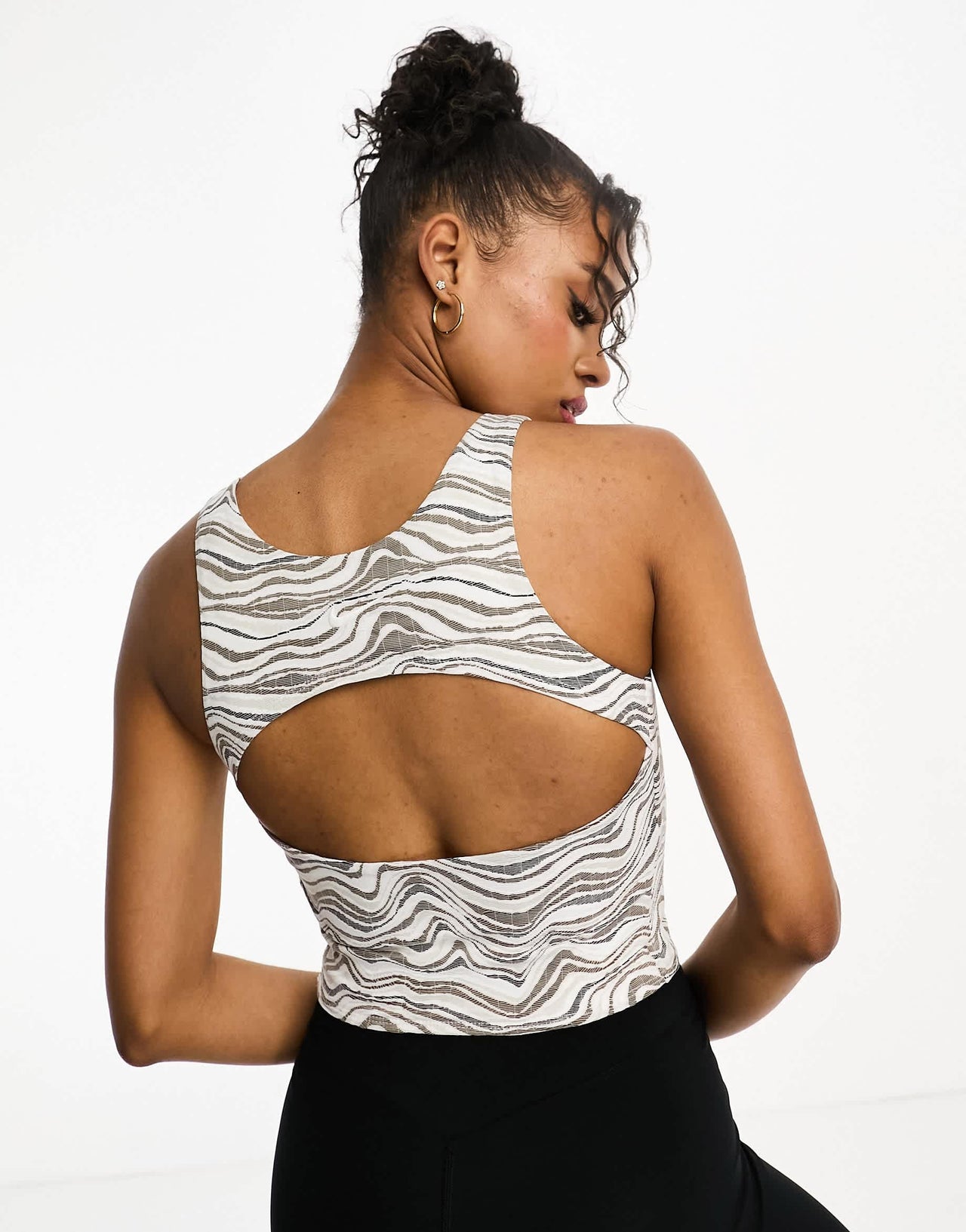 Nike Yoga Luxe Dri-Fit tank in black