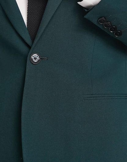 River Island super skinny suit jacket in green