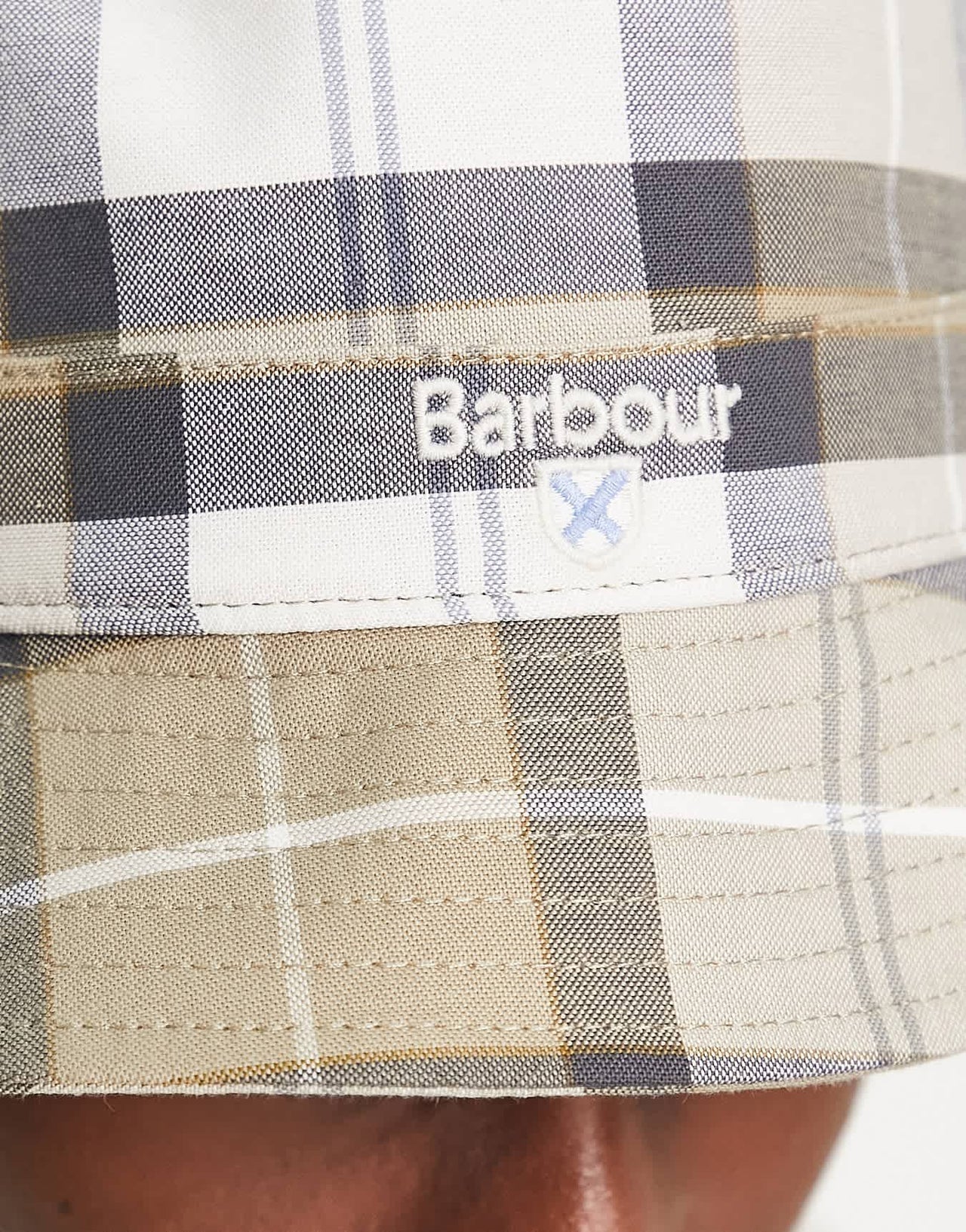 Barbour bucket hat in tartan