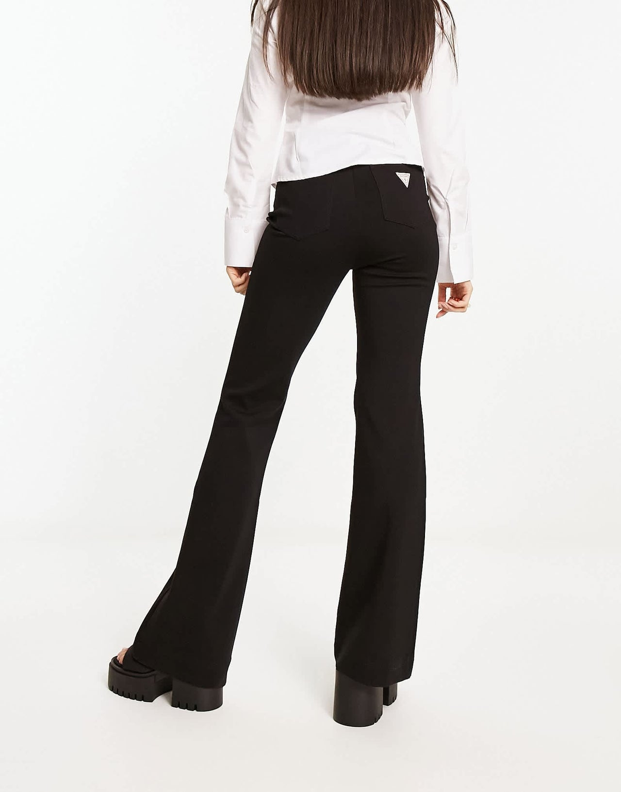 Guess Originals flare trousers in black