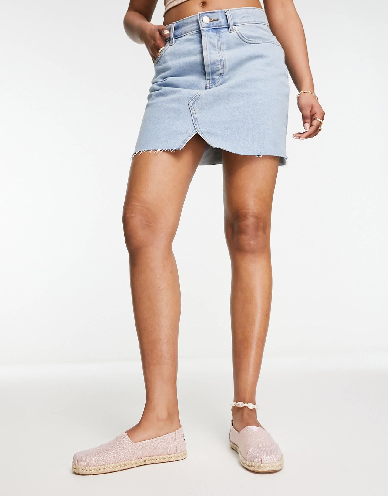 Toms alpargata rope espadrilles in pink