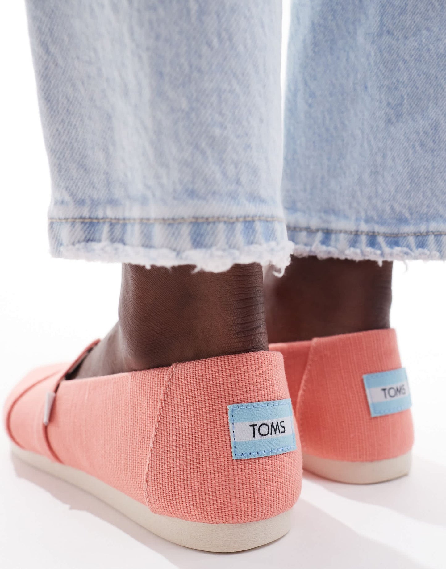 Toms alpargata espadrilles in orange