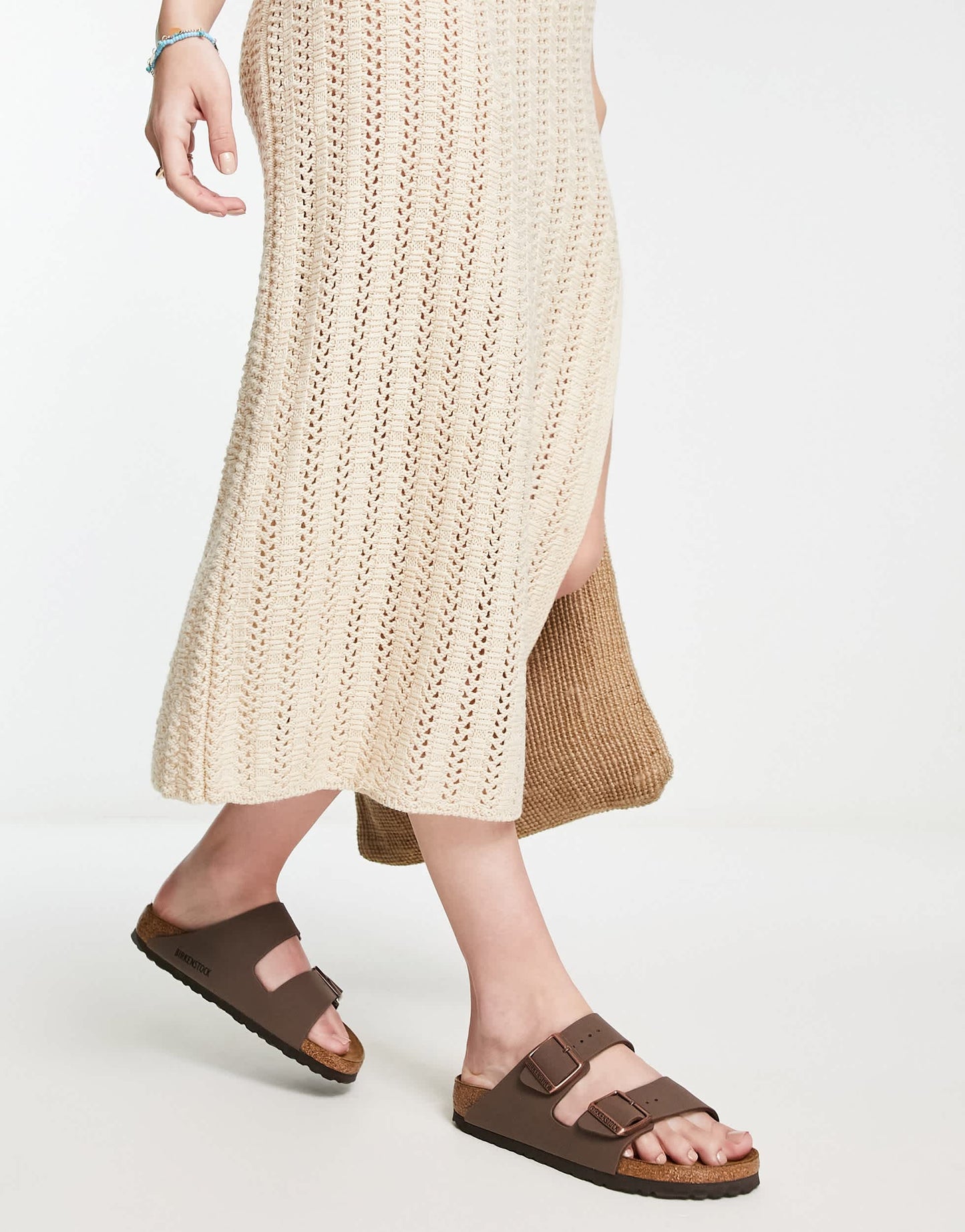 Birkenstock Arizona sandals in mocha brown